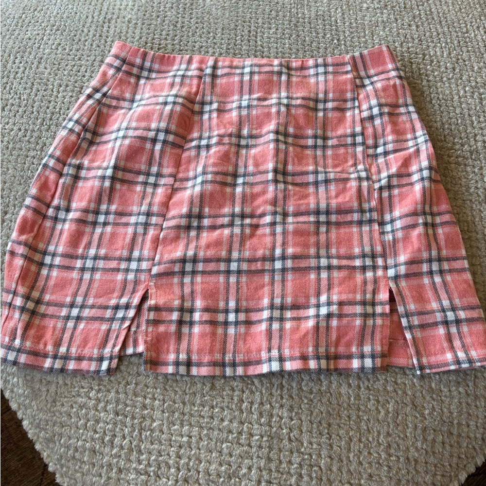 Plaid Mini Skirt